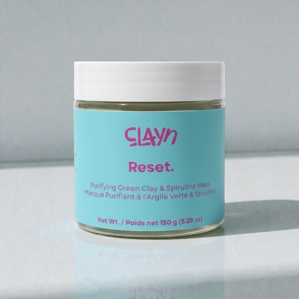Reset purifying green clay and spirulina mask